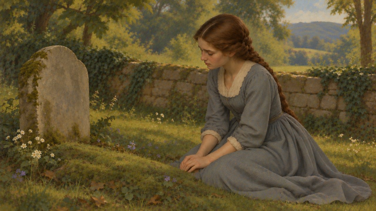 Cinderella: Grieving at her mother’s grave
