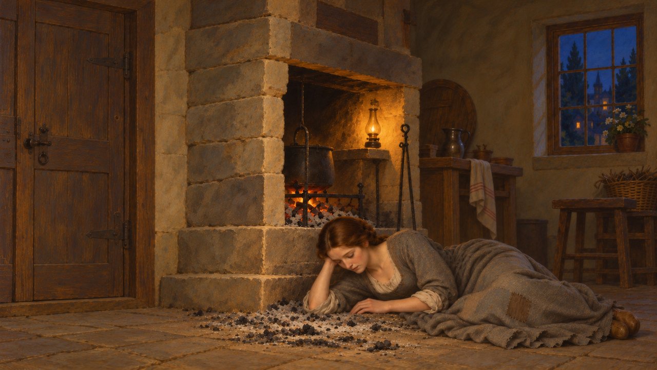 Cinderella: Alone beside the hearth