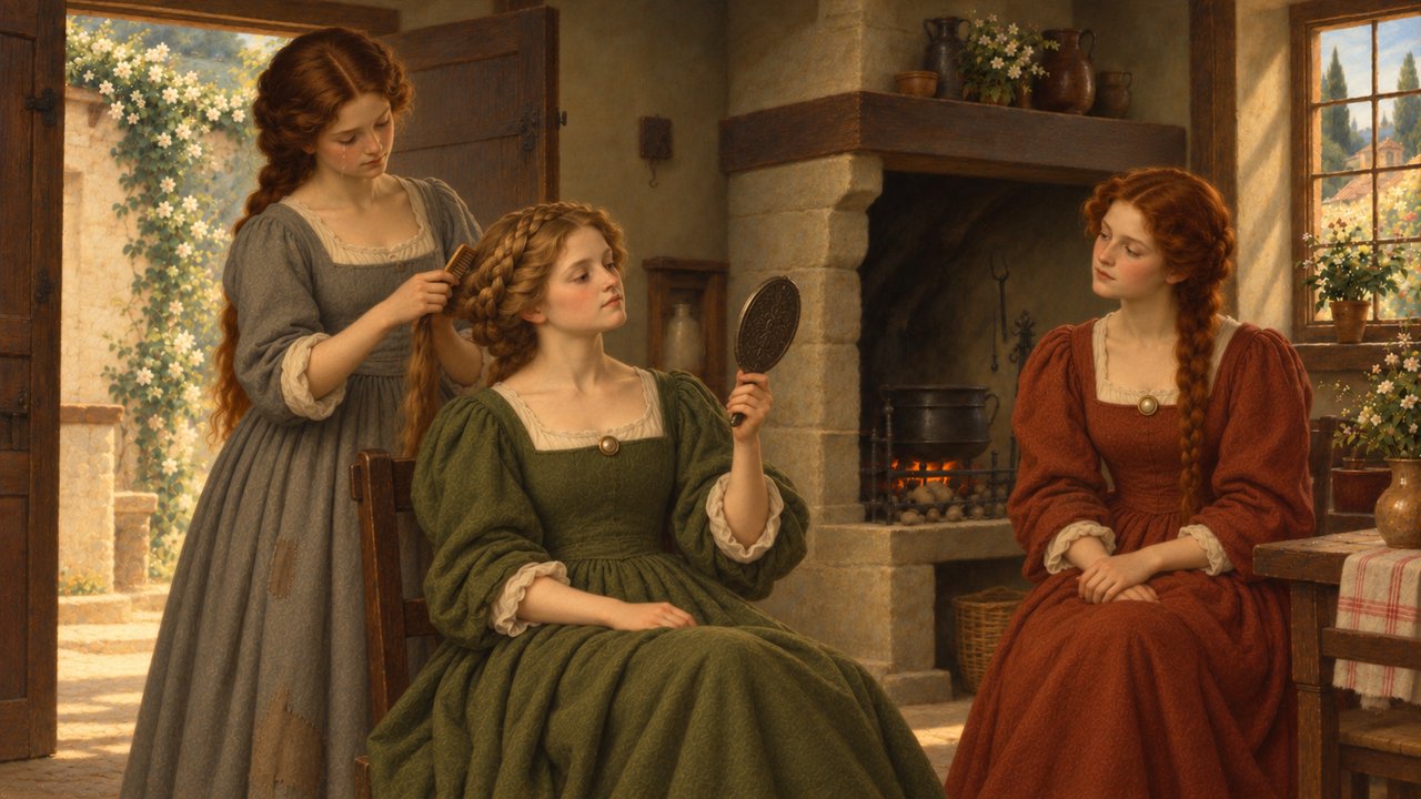 Cinderella: Preparing her stepsisters for the celebration