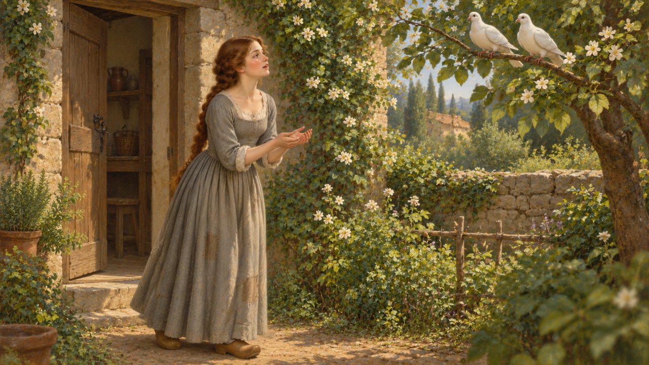 Cinderella: Calling the birds into the garden