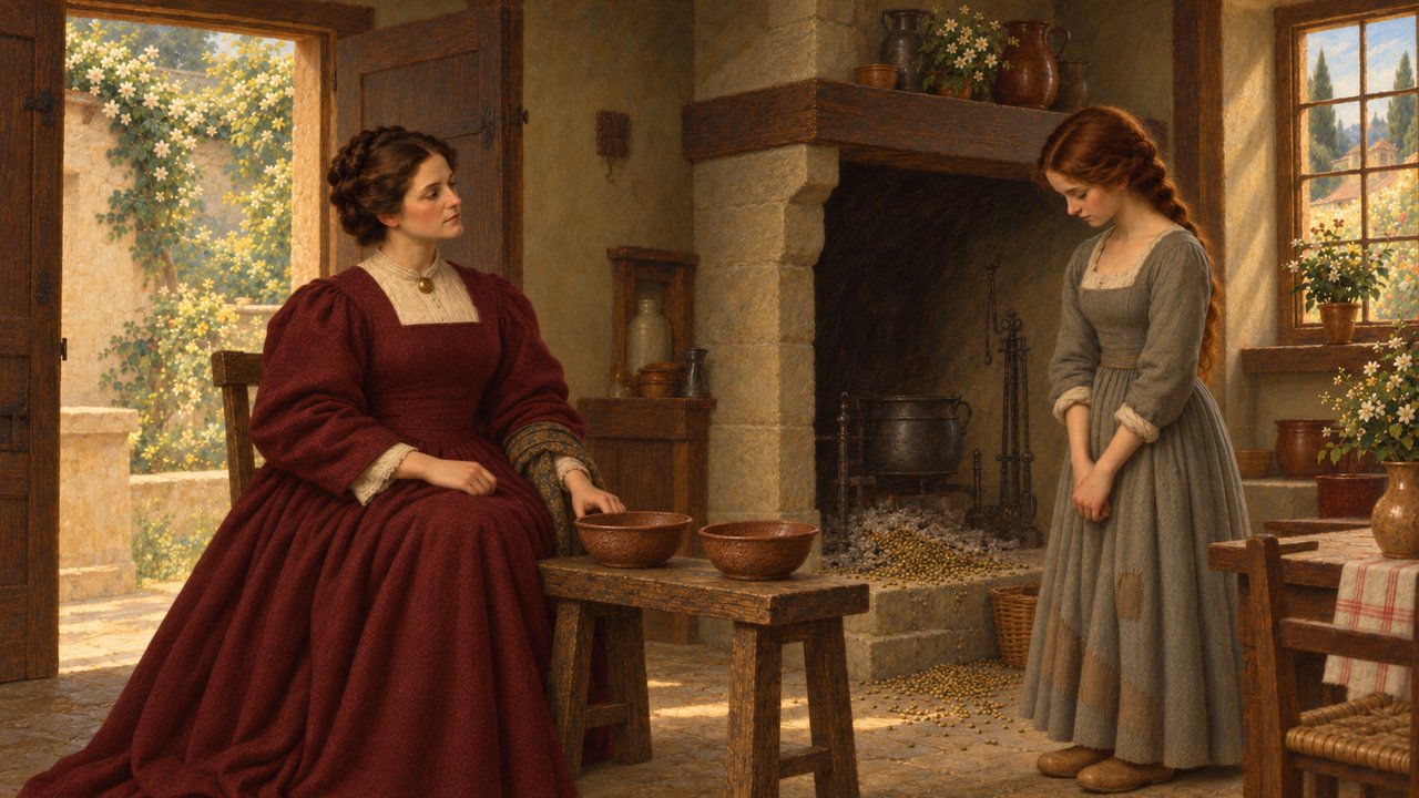Cinderella: Her stepmother sets another task