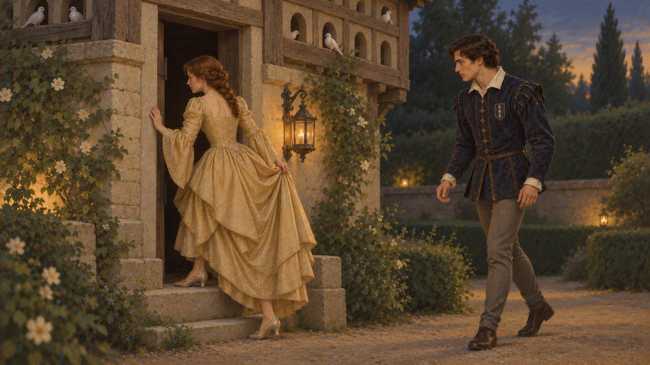 Cinderella: Cinderella slips into the dovecote