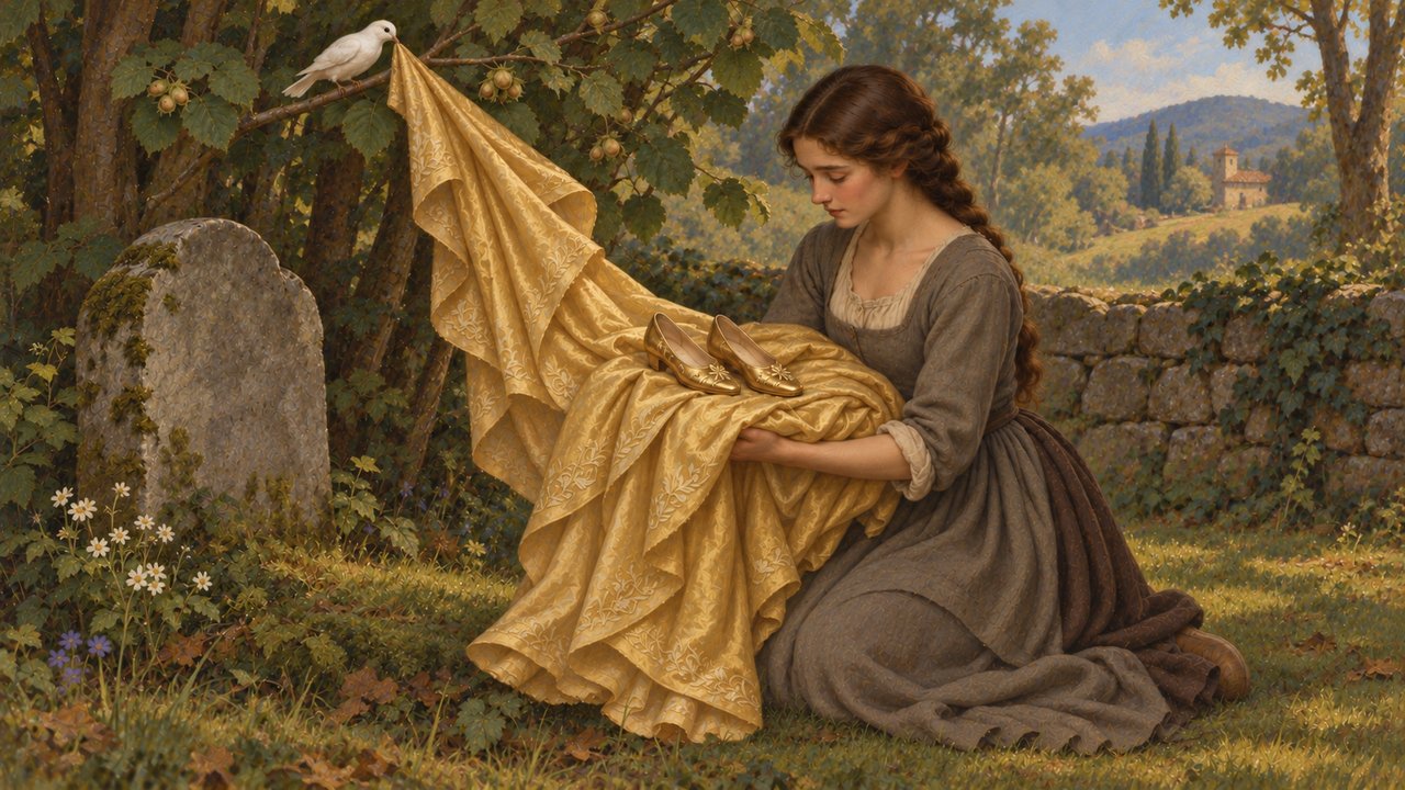 Cinderella: The third dress and golden shoes