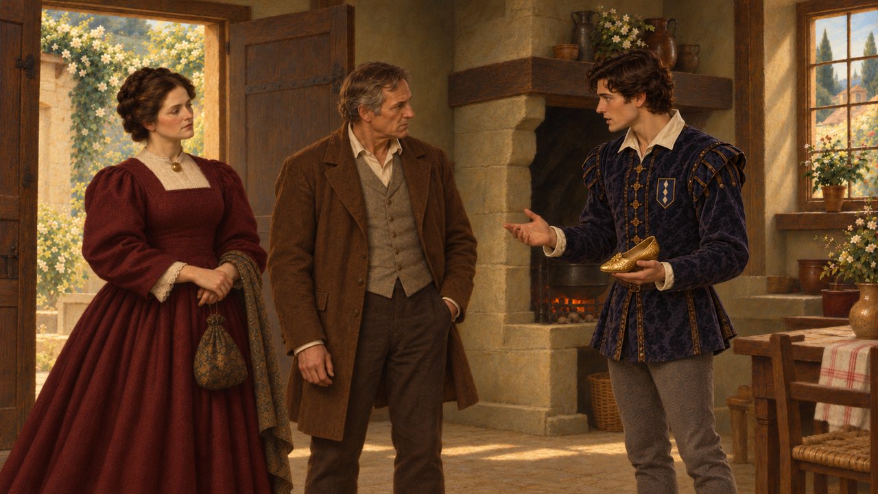 Cinderella: The prince asks for the other daughter