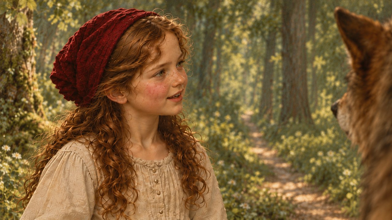 Little Red Riding Hood, story illustration 10