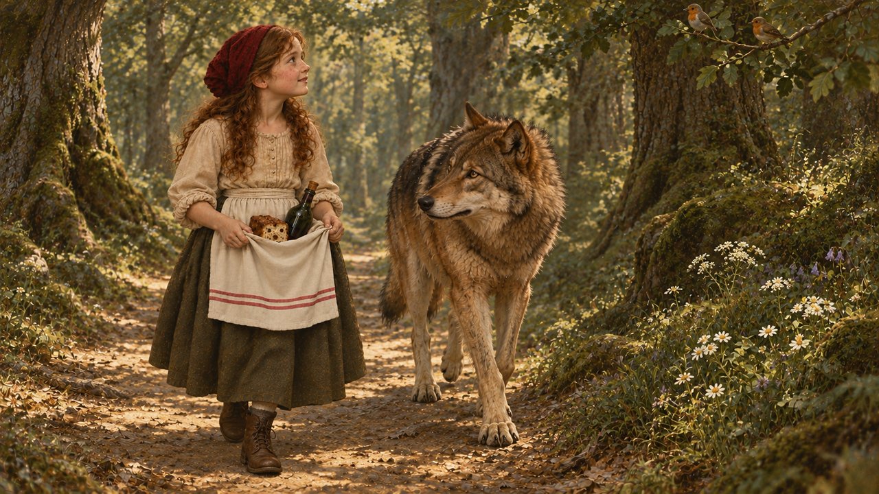 Little Red Riding Hood, story illustration 13
