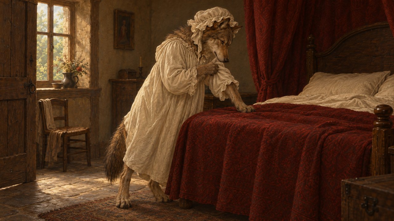 Little Red Riding Hood, story illustration 20