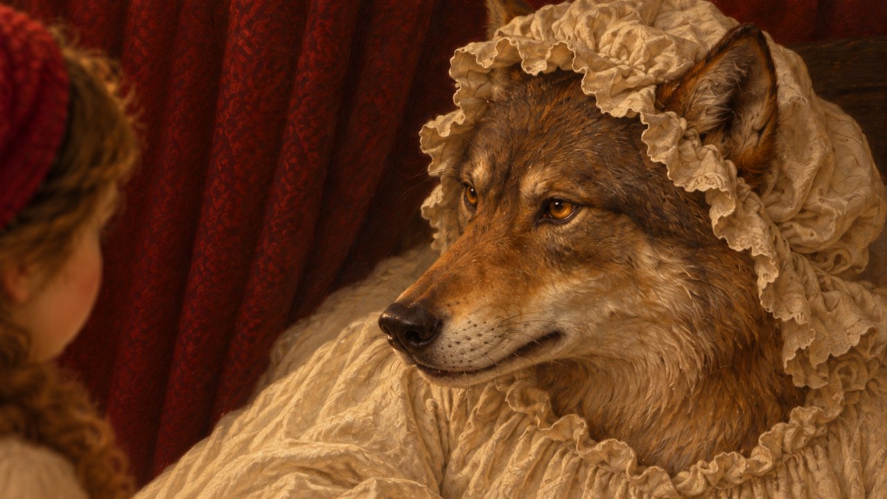 Little Red Riding Hood, story illustration 26