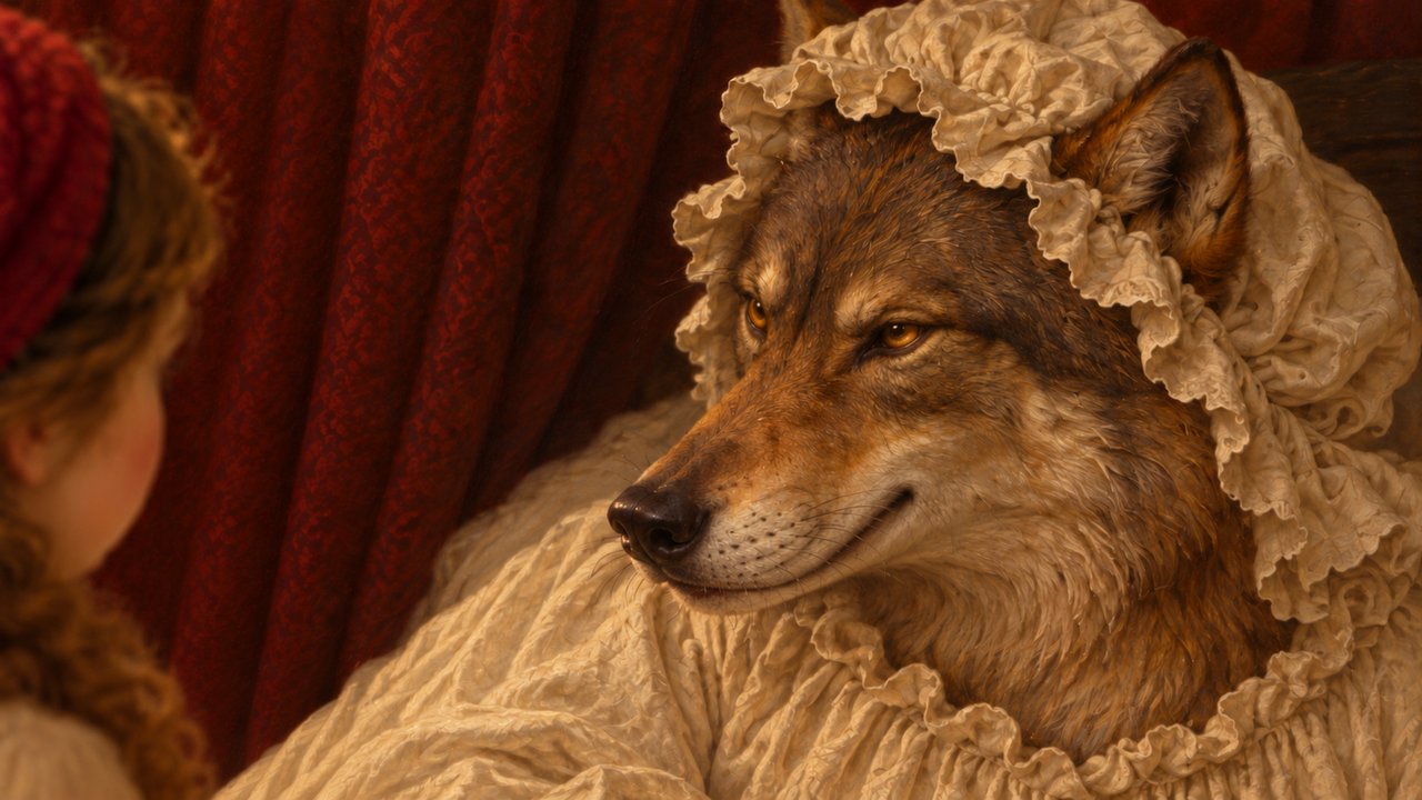 Little Red Riding Hood, story illustration 28