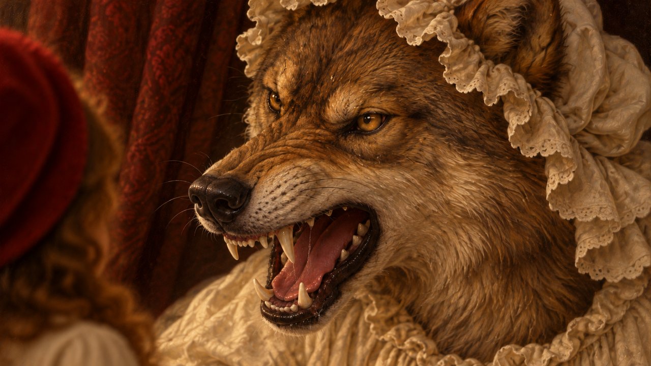 Little Red Riding Hood, story illustration 32