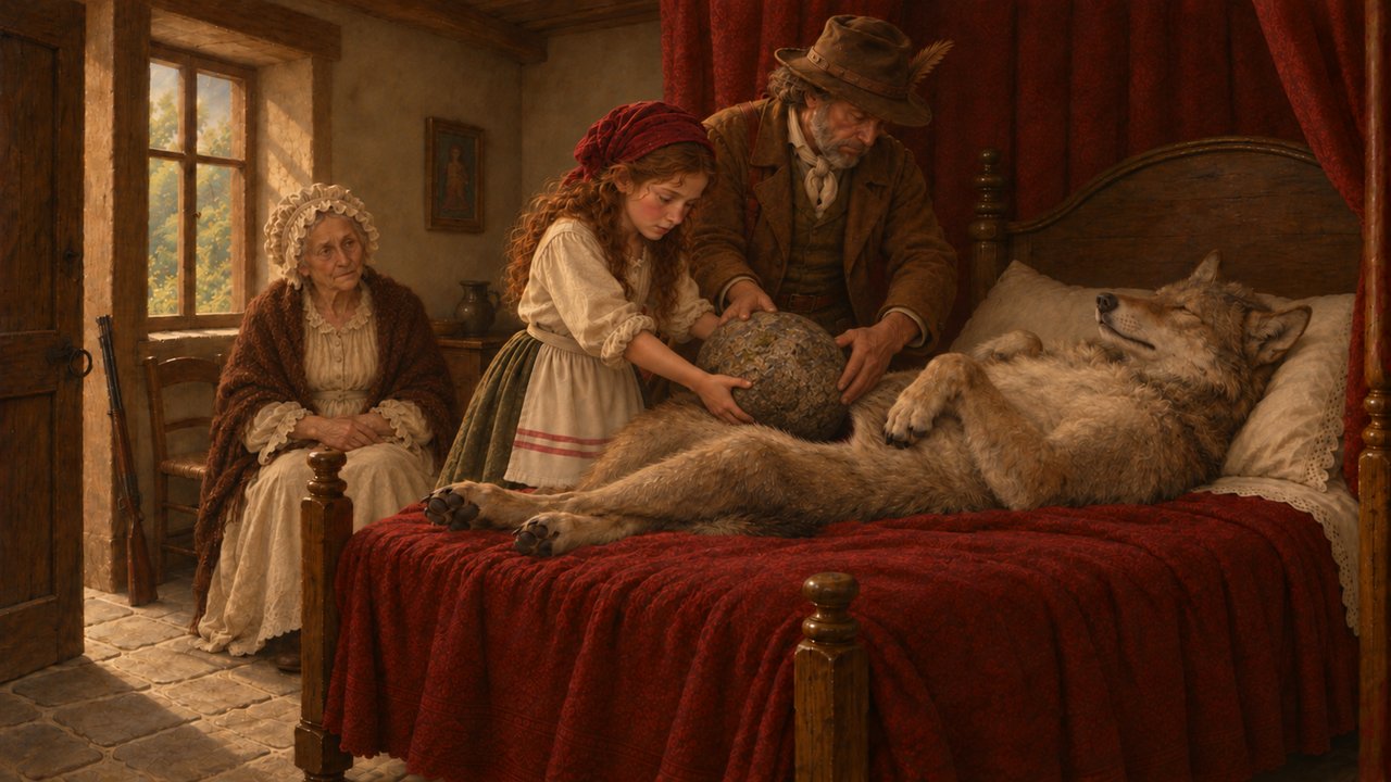 Little Red Riding Hood, story illustration 43