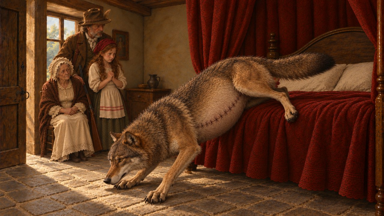 Little Red Riding Hood, story illustration 45