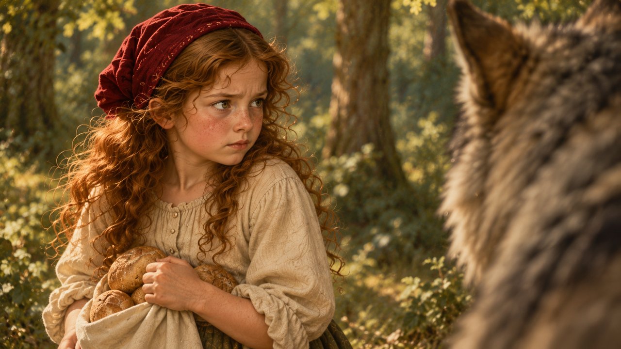 Little Red Riding Hood, story illustration 50