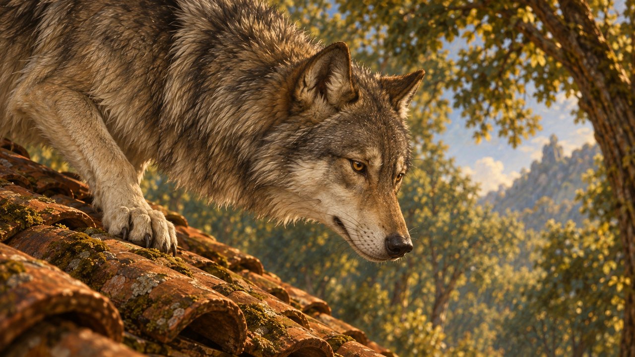 Little Red Riding Hood, story illustration 61